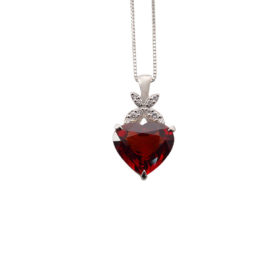 PTスペサルティンガーネットプチネックレス 5.80ct