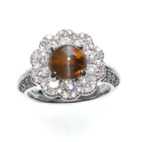 PT キャッツアイ リング 2.07ct