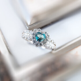 PTグランディディエライトリング 0.526ct