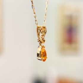 スペサルティンガーネット ネックレス 0.44ct スペサルティンガーネット ネックレス 0.44ct