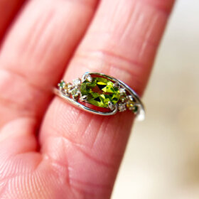 ペリドットリング0.73ct _10万円均一