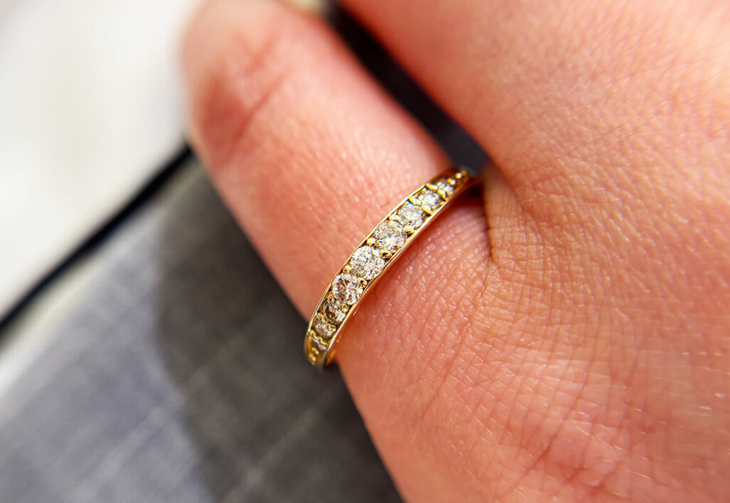 K18ダイヤモンドリング0.30ct_10万円均一
