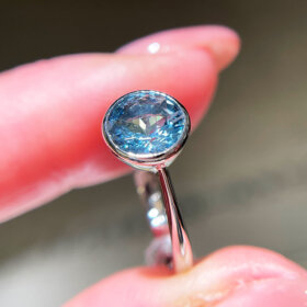 アクアマリン リング 1.24ct