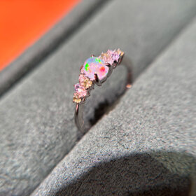 ウォーターオパールリング0.386ct_10万円均一