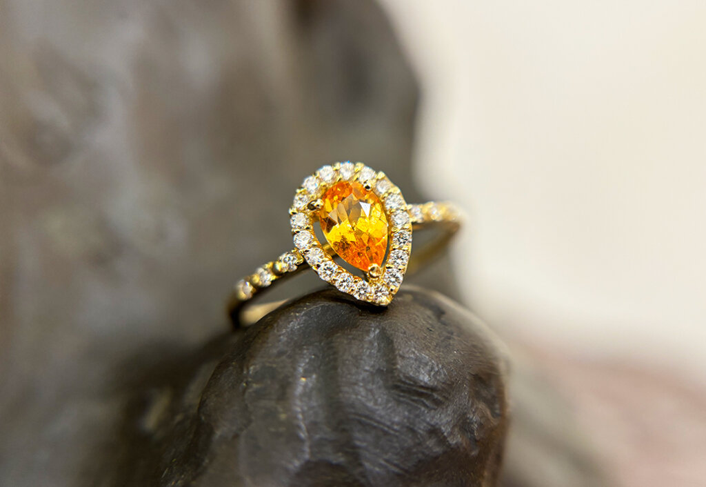 スペサルティンガーネットリング0.45ct_10万円均一