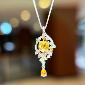 PTスフェーンプチネックレス0.94ct_10万円均一