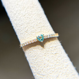 グランディディエライトリング0.11ct _10万円均一