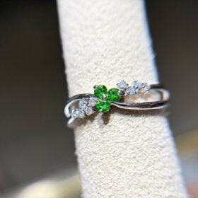 デマントイドガーネットリング0.16ct_10万円均一 デマントイドガーネットリング0.16ct_10万円均一