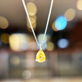 PT/K18スフェーンプチネックレス0.60ct_10万円均一