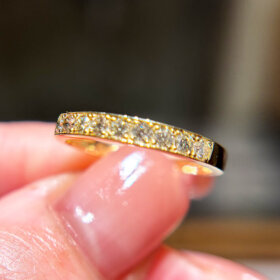 K18YGダイヤモンドリング0.30ct_10万円均一