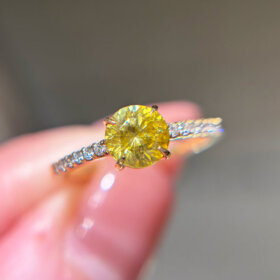 K18YGスファレライトリング1.16ct_10万円均一