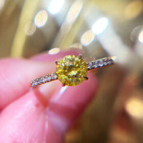 K18YGスファレライトリング1.16ct_10万円均一