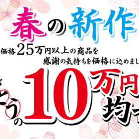 2026年　春の新作ジュエリージュエリー10万円均一