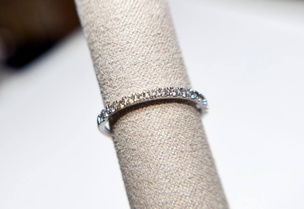 ダイヤモンド ハーフエタニティ0.20ctリングH&C