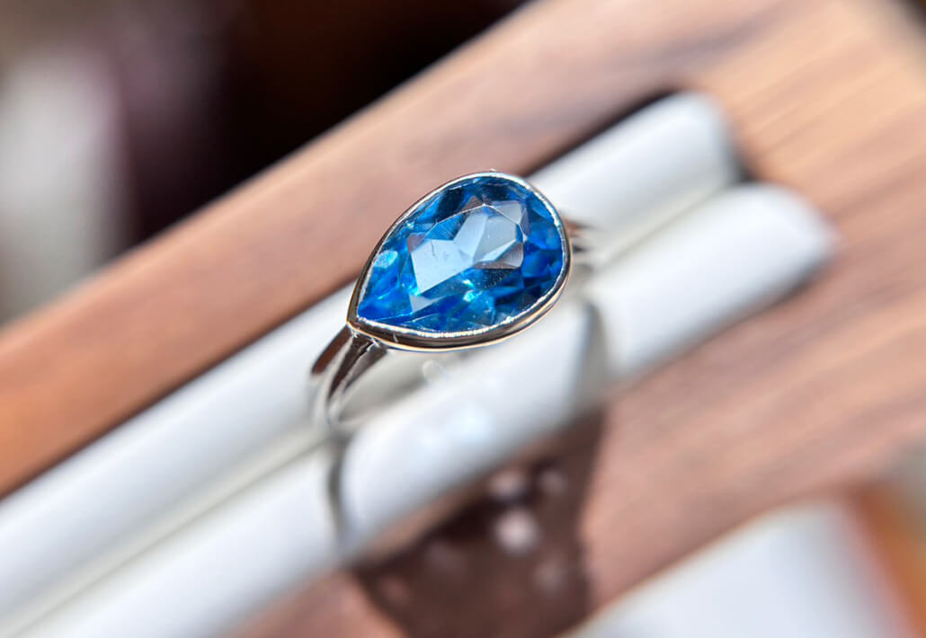 ブルートパーズ2.60ctリング